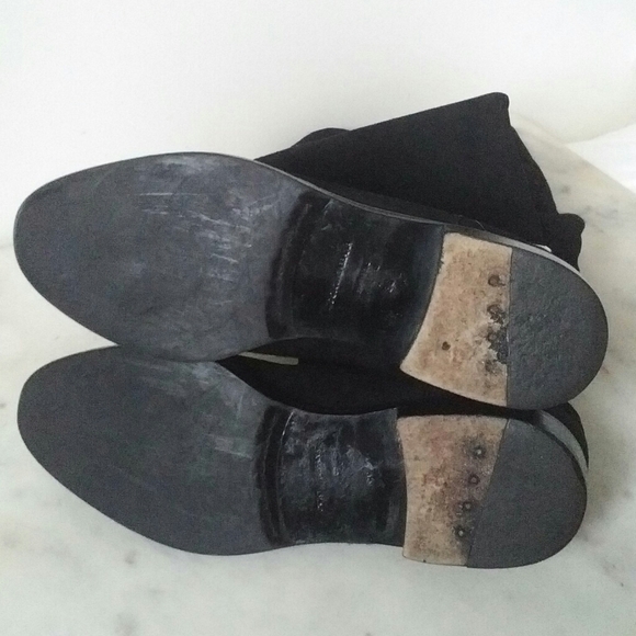 DOLCE + GABBANA - luxe silky soft black suede logo - Picture 9 of 12